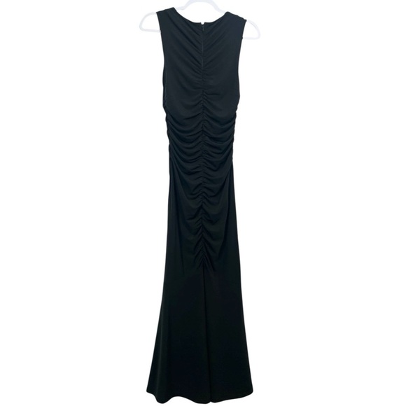 J. Crew Ruched Center Seam Dress in Matte Jersey in Black Size XS NWT - Picture 11 of 12